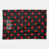 Echt Noord Sterk en Gratis Canadees Theedoek (Horizontaal)