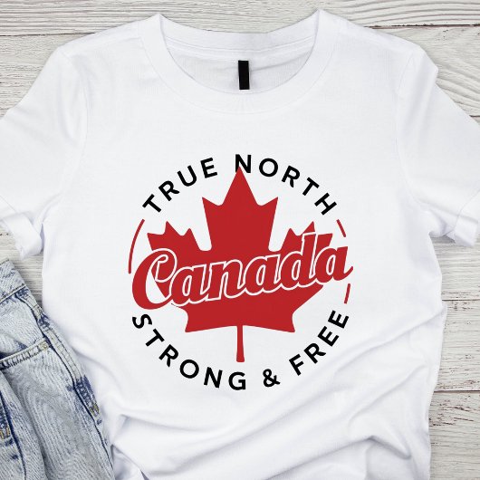 Echt Noord Sterk & Gratis Canada T-shirt