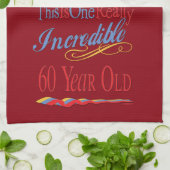 Echt ongelooflijk 60 jaar oud theedoek (Gevouwen)