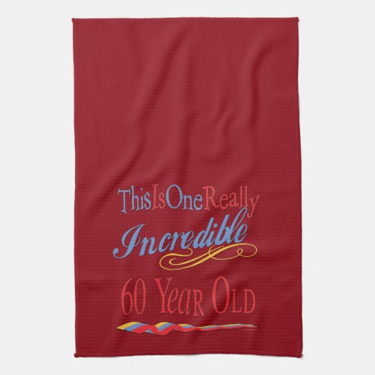 Echt ongelooflijk 60 jaar oud theedoek (Verticaal)