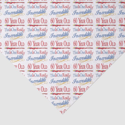 Echt ongelooflijk 60 jaar oud tissuepapier (Detail)