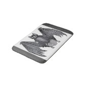 Echt onvoorstelbaar  Retro Bat Spooky Wings Badmat (Gekanteld)