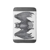 Echt onvoorstelbaar  Retro Bat Spooky Wings Badmat (Voorkant Verticaal)