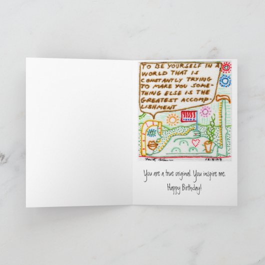 Echt origineel kaart (Binnen)