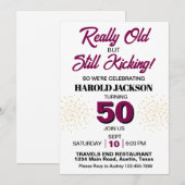 Echt oud, maar nog steeds schoppen elke leeftijd v kaart (Voorkant / Achterkant)