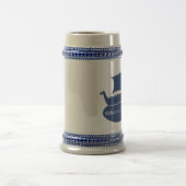 Echt oude marine Stein Bierpul (Center)