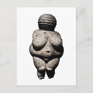 Echt oude vrouwen: Venus of Willendorf Briefkaart