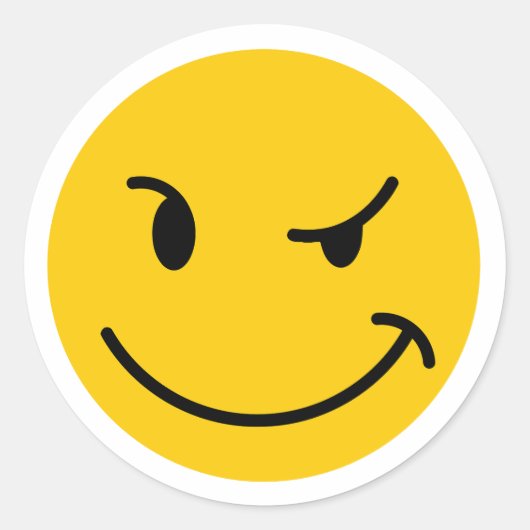 Echt pictogram ronde sticker (Voorkant)