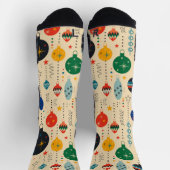 Echt retro heerlijk ornamenten patroon Beige Sinaa Sokken (Top)