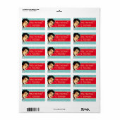 Echt retrogal Adresetiketten Etiket (Full Sheet)