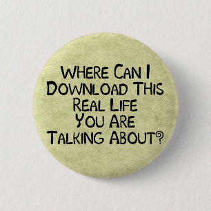 Echt Ronde Button 5,7 Cm