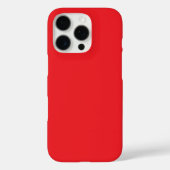 Echt rood Case-Mate iPhone case (Achterkant)