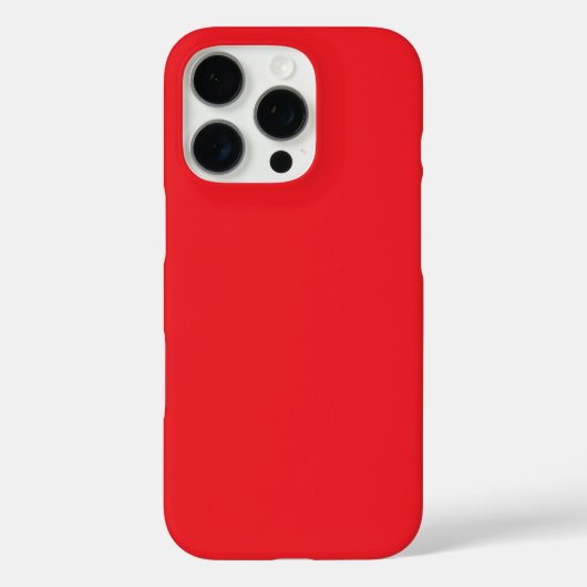 Echt rood Case-Mate iPhone case (Achterkant)