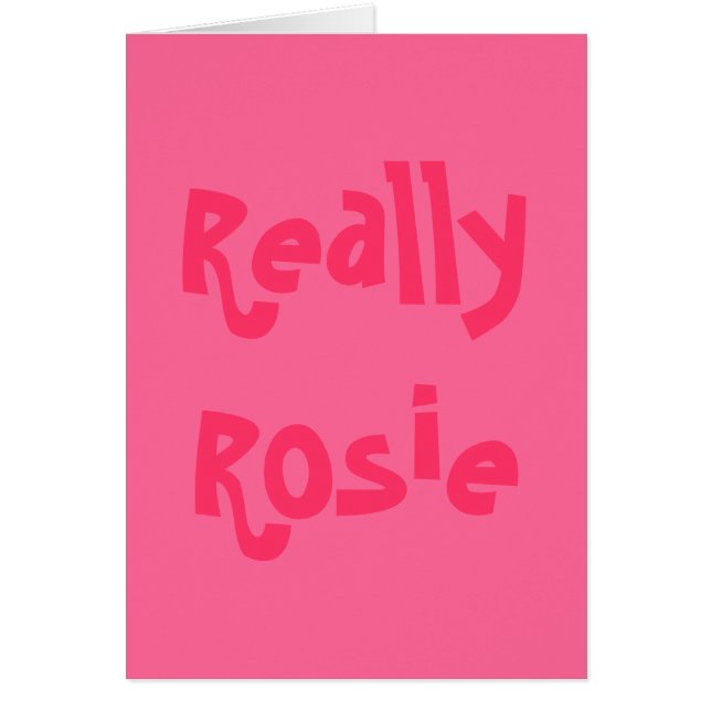 Echt Rosie (Voorkant)
