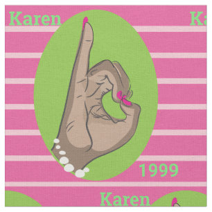 Echt roze en groen weefsel stof