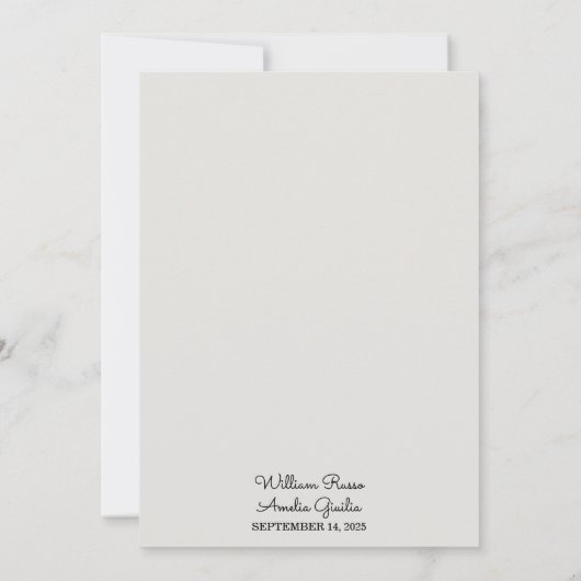 Echt rustieke Fiesta Bloemen Roos Spaans Bruiloft Kaart (Achterkant)