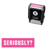 ECHT? Sarcastische Onprofessioneel Humor Grappig Zelfinktende Stempel (In situ)