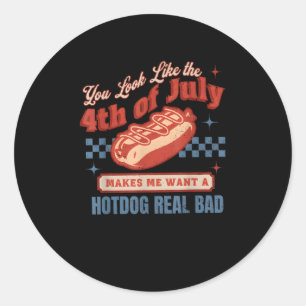 Echt slecht - je ziet eruit als de 4e juli ronde sticker