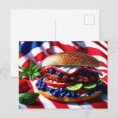 Echt smerig Amerikaans Burger Briefkaart (Voorkant / Achterkant)