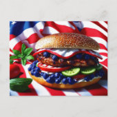 Echt smerig Amerikaans Burger Briefkaart (Voorkant)