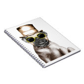 Echt stookolie met bril notitieboek (Rechterzijde)