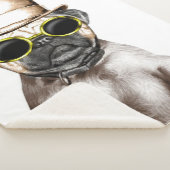 Echt stookolie met bril sherpa deken (3/4)