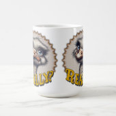 Echt struisvogel koffiemok (Center)