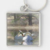 Echt Swan Key Ring Sleutelhanger (Voorkant)