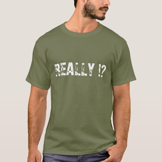 ECHT !? - T-shirt (Voorkant)