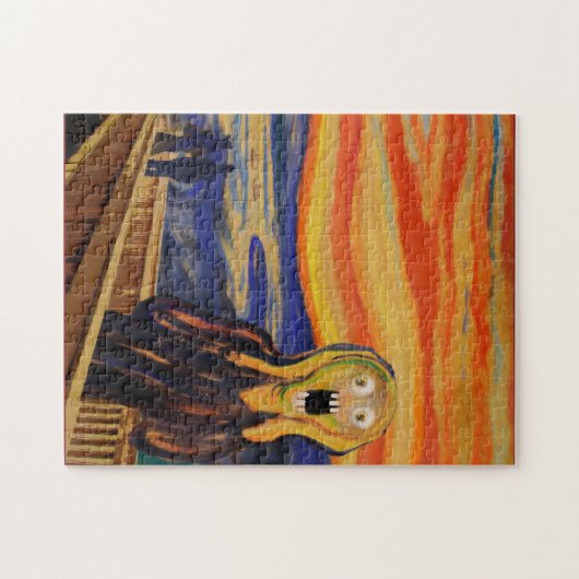 ECHT VERDOOID! - Het scherm Legpuzzel (Horizontaal)