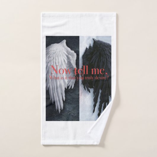 Echt verlangen bad handdoek (Handdoek)