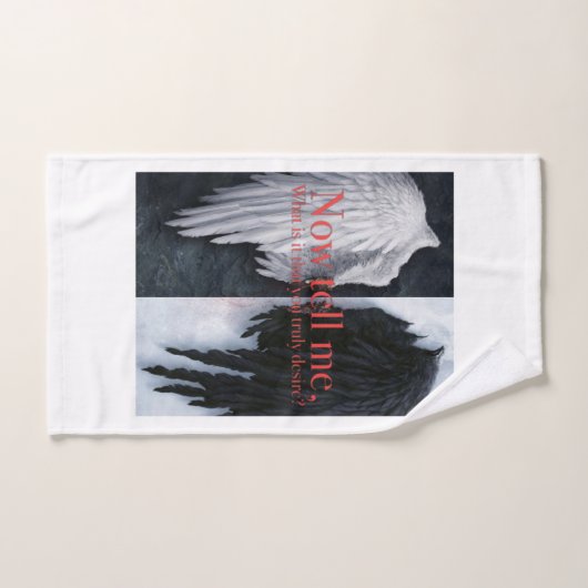 Echt verlangen bad handdoek (Handdoek)