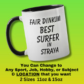 Echt waar BESTE SURFER in Australië  Mok