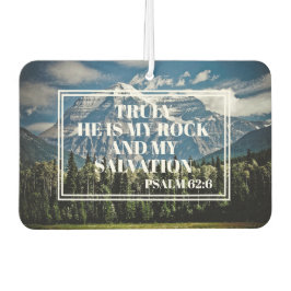 Echt waar, hij is mijn Christelijke Bijbel Verse M Luchtverfrisser