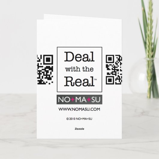 Echt waar, kerstman?! feestdagen kaart (Achterkant)