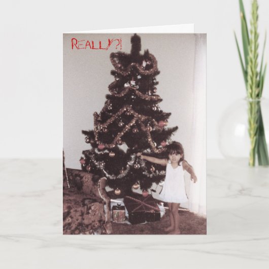 Echt waar, kerstman?! feestdagen kaart (Voorkant)