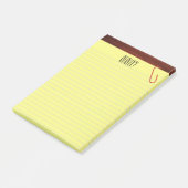 "Echt waar?" Legale desktop met functionaliteit 4x Post-it® Notes (Schuin)