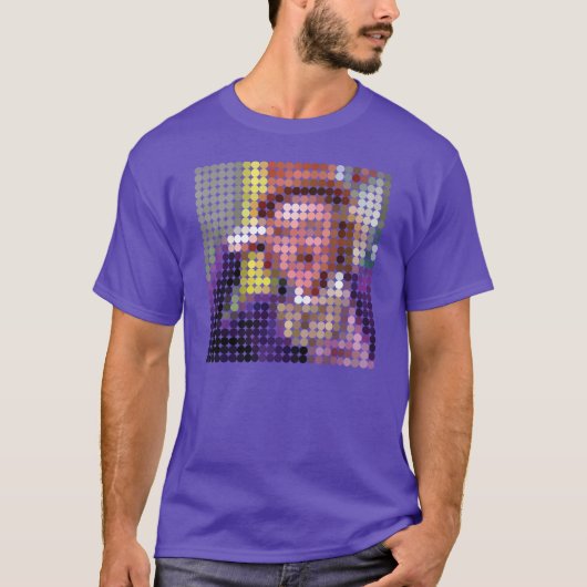 "Echt waar?" Meme pixeldot T-shirt (Voorkant)