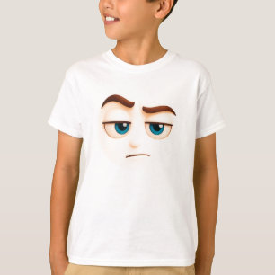 Echt waar? ontevreden blauwe ogen grote stemming t-shirt