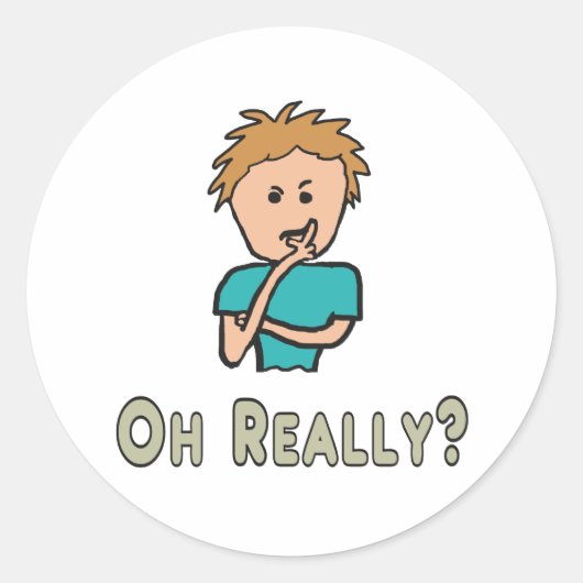 Echt waar? ronde sticker (Voorkant)