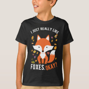 Echt waar van Foxes Cute Fox T-shirt
