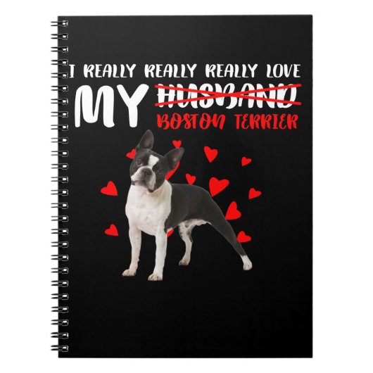 Echt waar van mijn Boston Terrier Notitieboek (Voorkant)