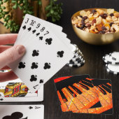Echt warm, koud, pianospeelkaarten pokerkaarten (Insitu)