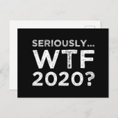 Echt, WTF 2020? Briefkaart (Voorkant / Achterkant)