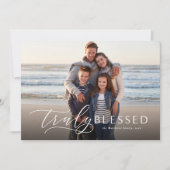 Echt zegen met kerstfeestkaart feestdagenkaart (Voorkant)