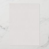 ECHT ZILVEREN FOLIE Blush Sneeuwvlok Bruiloft Uitnodiging (Achterkant)
