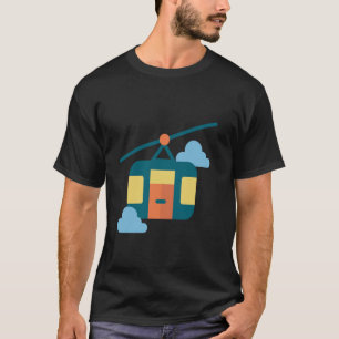 Echt zoals kabelbanen kabelbaan t-shirt