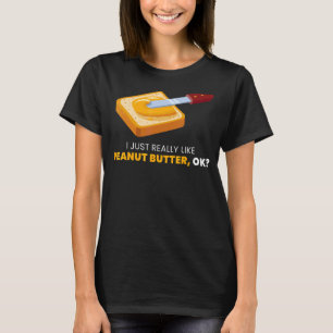 Echt zoals pindakaas gelly food grafisch t-shirt