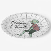 Echt Zombie Papieren Bordje (Gekanteld)