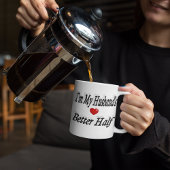 Echtband citeert zwarte tekst grote koffiekop